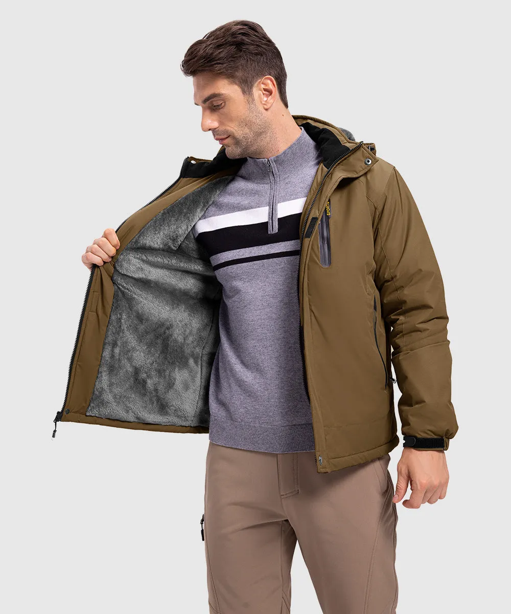 Men's Parka Shell Insulated Snow Ski Jacket