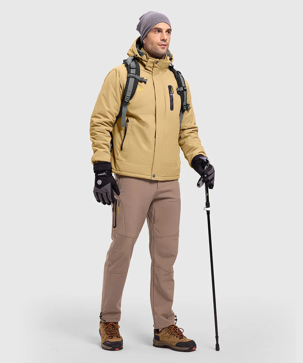 Men's Parka Shell Insulated Snow Ski Jacket