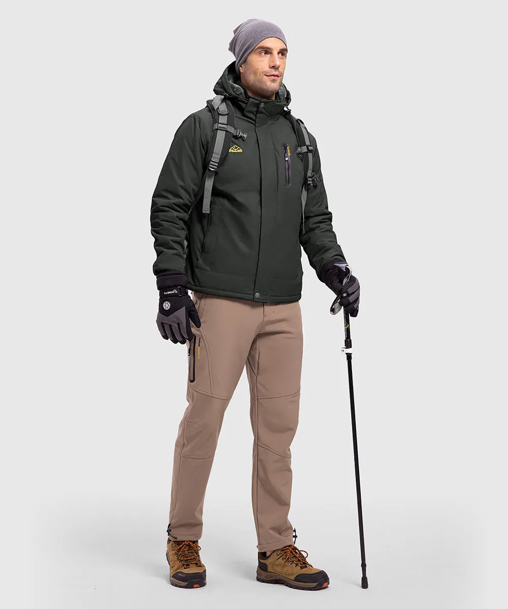 Men's Parka Shell Insulated Snow Ski Jacket