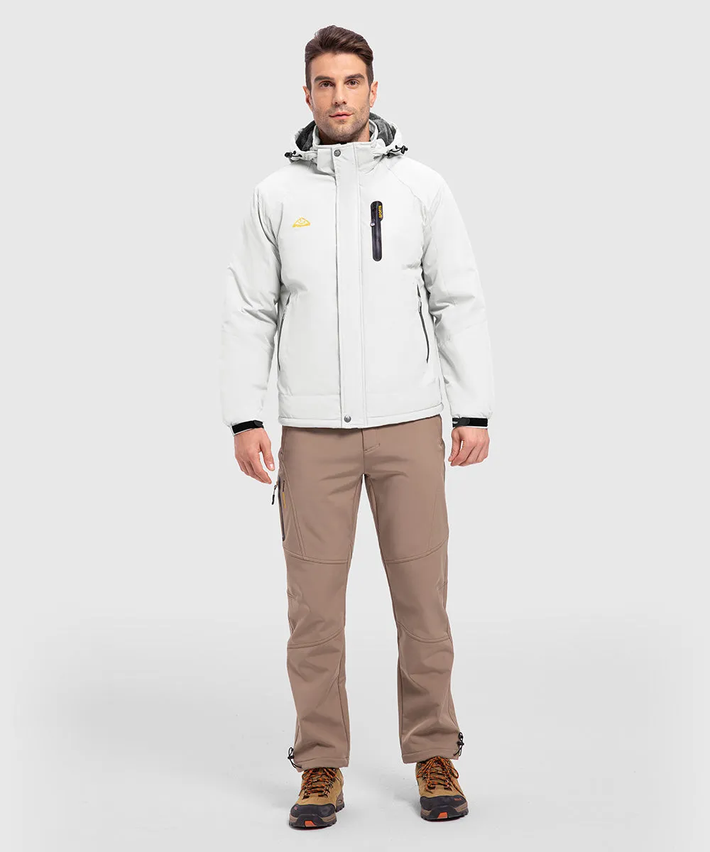 Men's Parka Shell Insulated Snow Ski Jacket