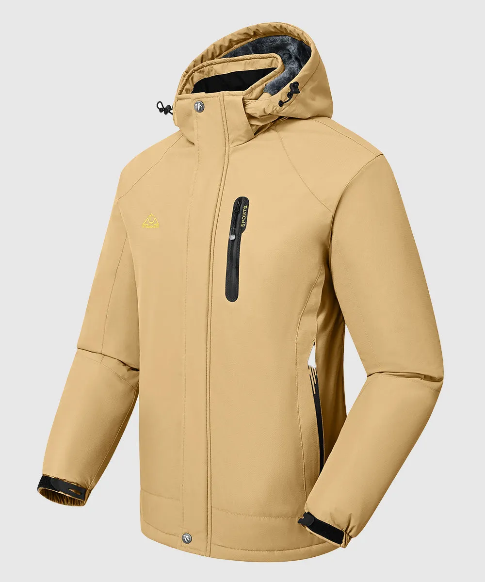 Men's Parka Shell Insulated Snow Ski Jacket
