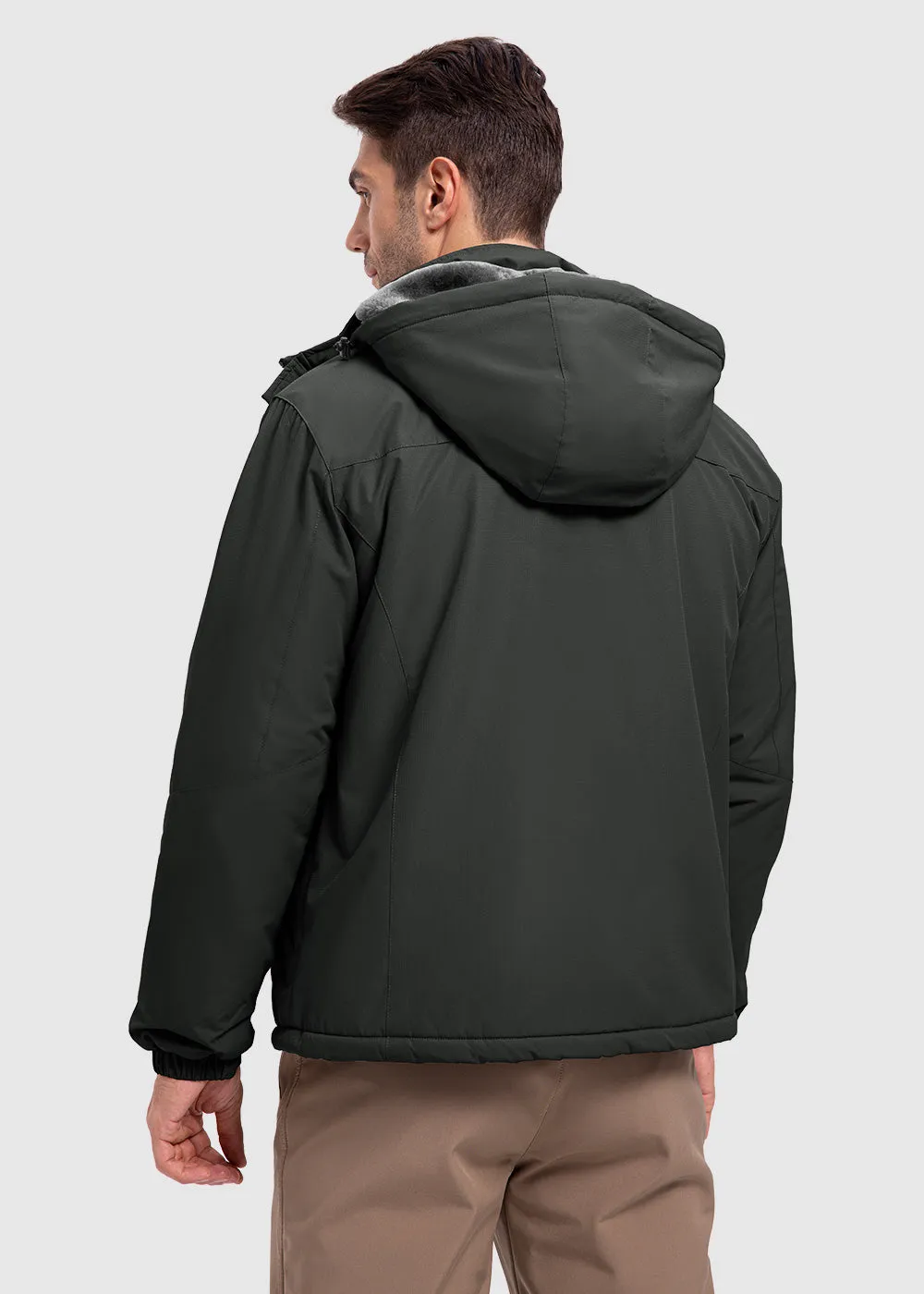 Men's Parka Shell Insulated Snow Ski Jacket