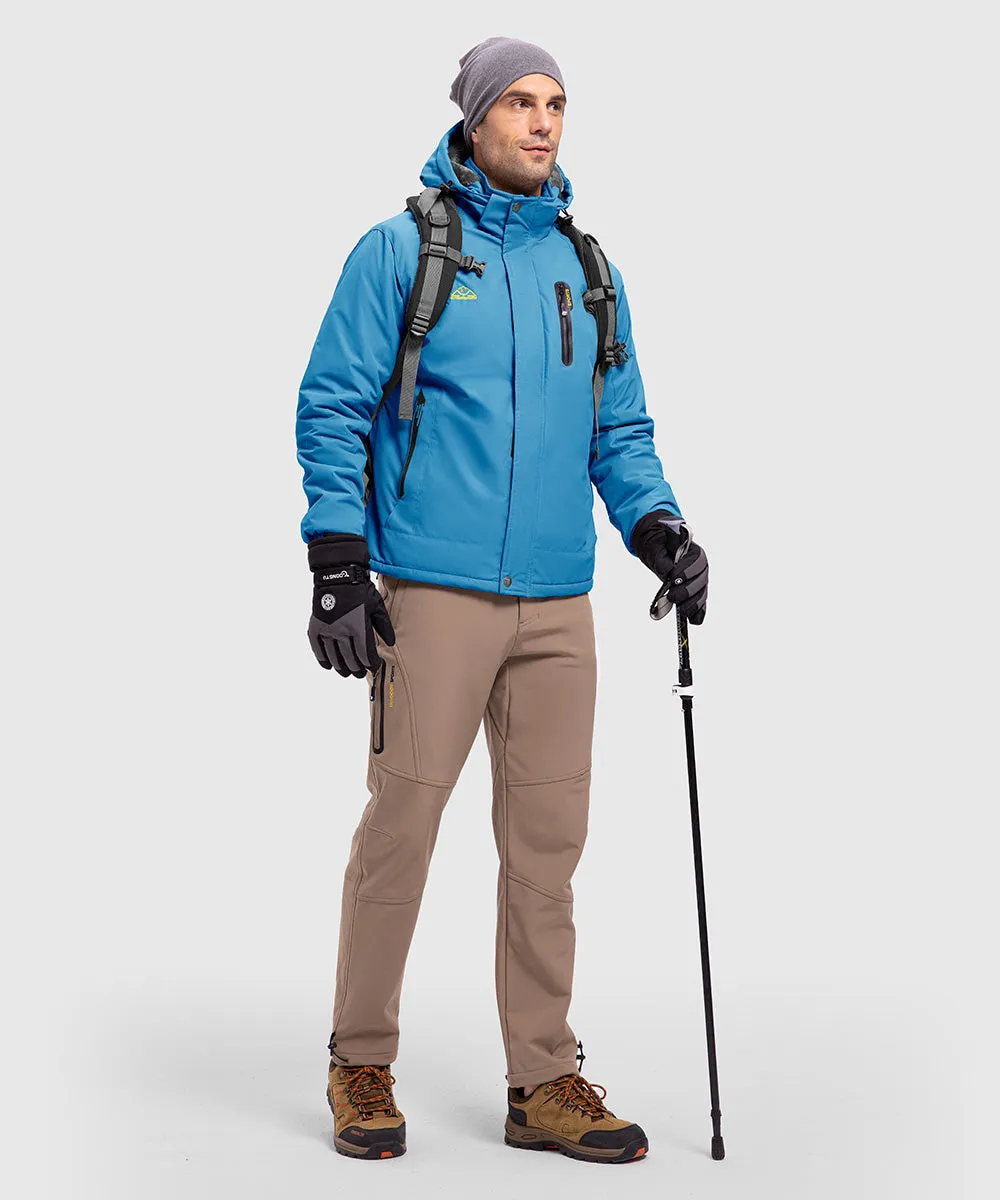 Men's Parka Shell Insulated Snow Ski Jacket