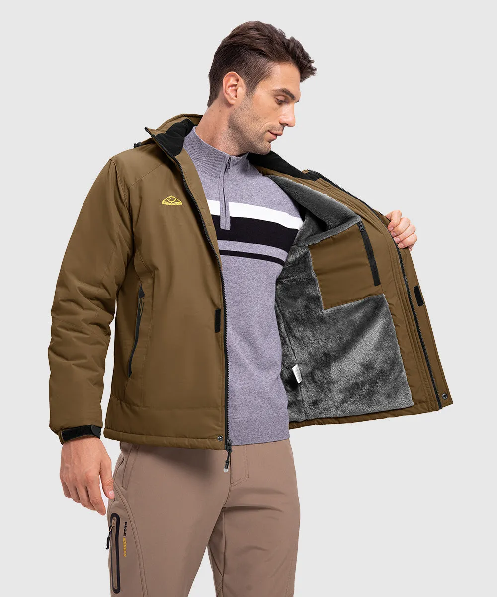 Men's Parka Shell Insulated Snow Ski Jacket