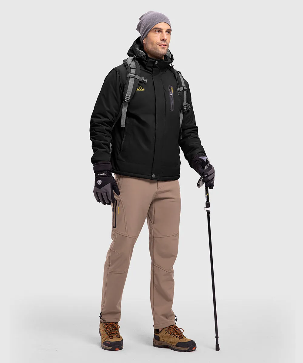 Men's Parka Shell Insulated Snow Ski Jacket
