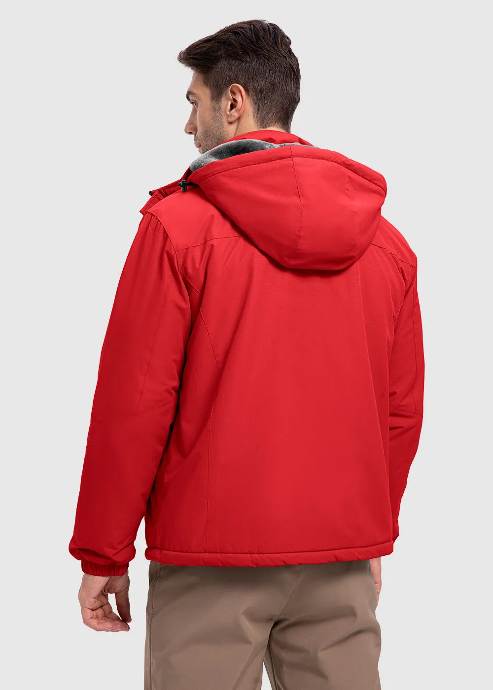 Men's Parka Shell Insulated Snow Ski Jacket