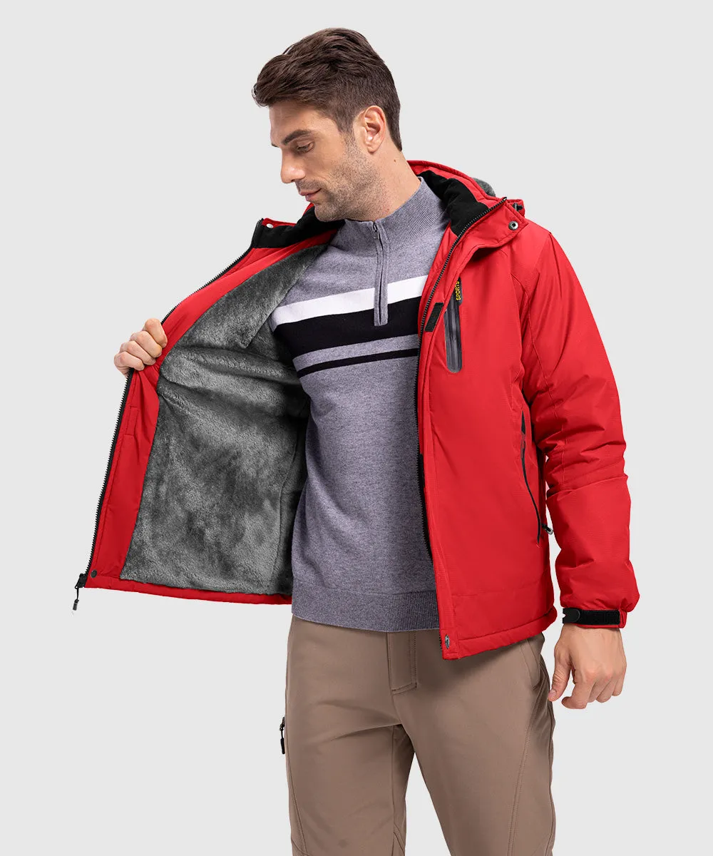Men's Parka Shell Insulated Snow Ski Jacket