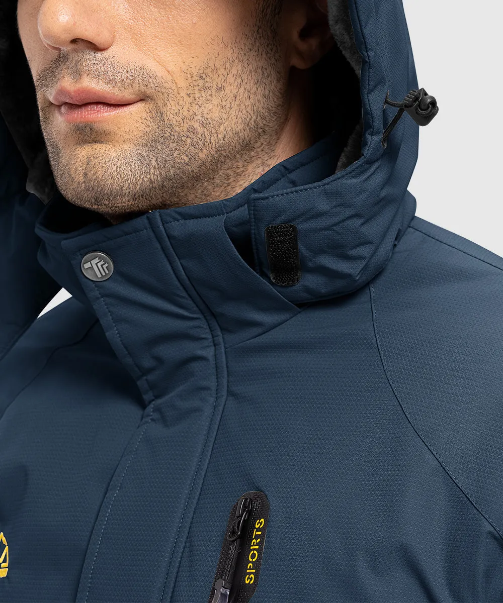 Men's Parka Shell Insulated Snow Ski Jacket