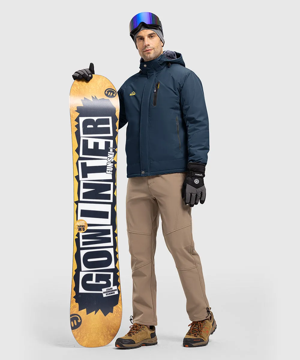 Men's Parka Shell Insulated Snow Ski Jacket