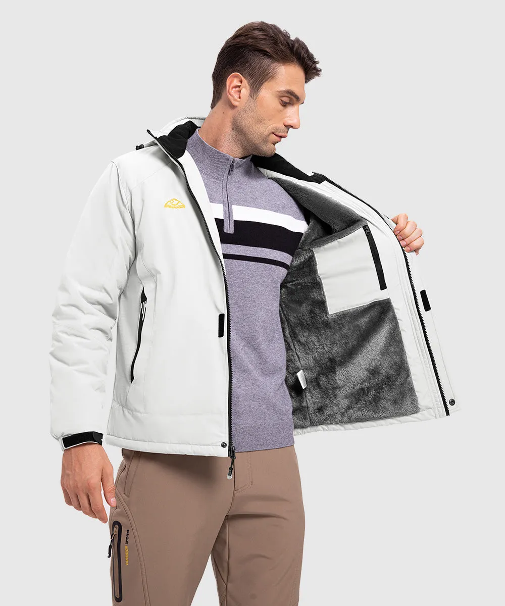 Men's Parka Shell Insulated Snow Ski Jacket