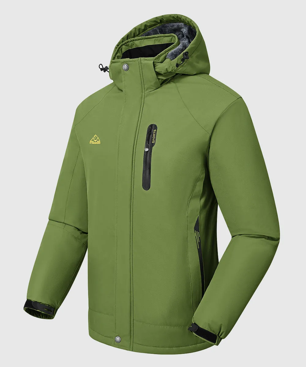 Men's Parka Shell Insulated Snow Ski Jacket