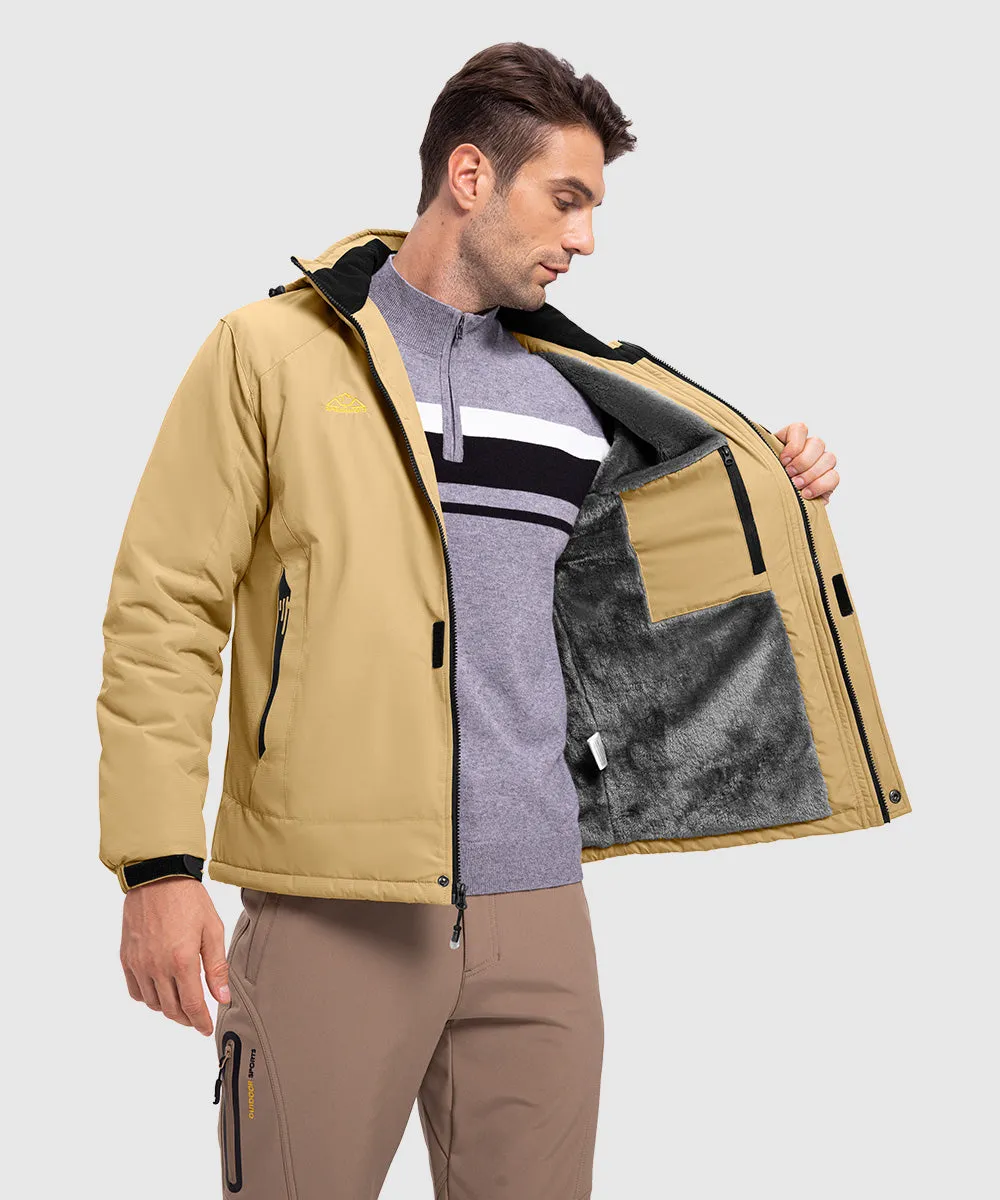 Men's Parka Shell Insulated Snow Ski Jacket