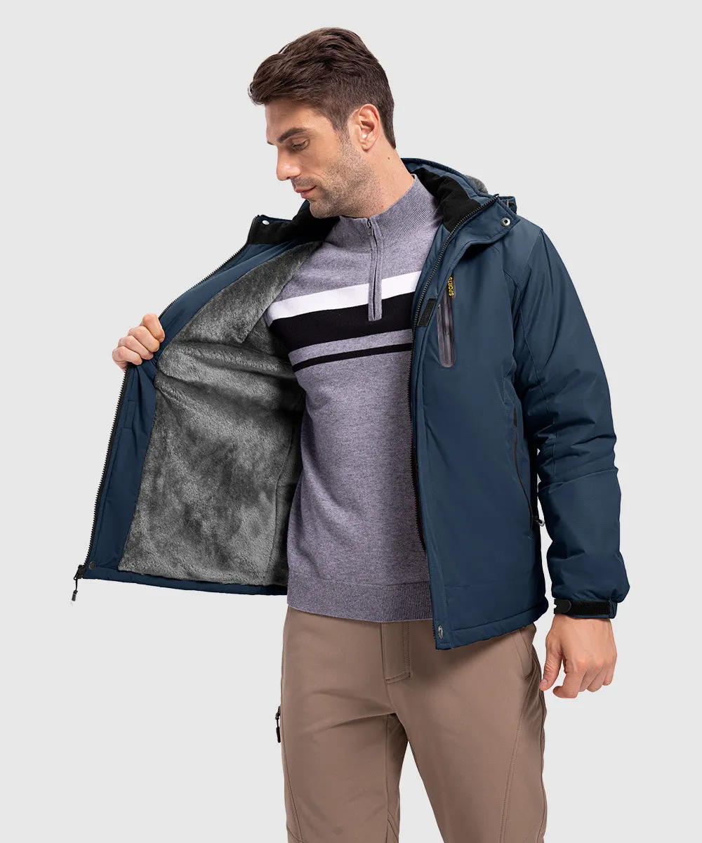 Men's Parka Shell Insulated Snow Ski Jacket