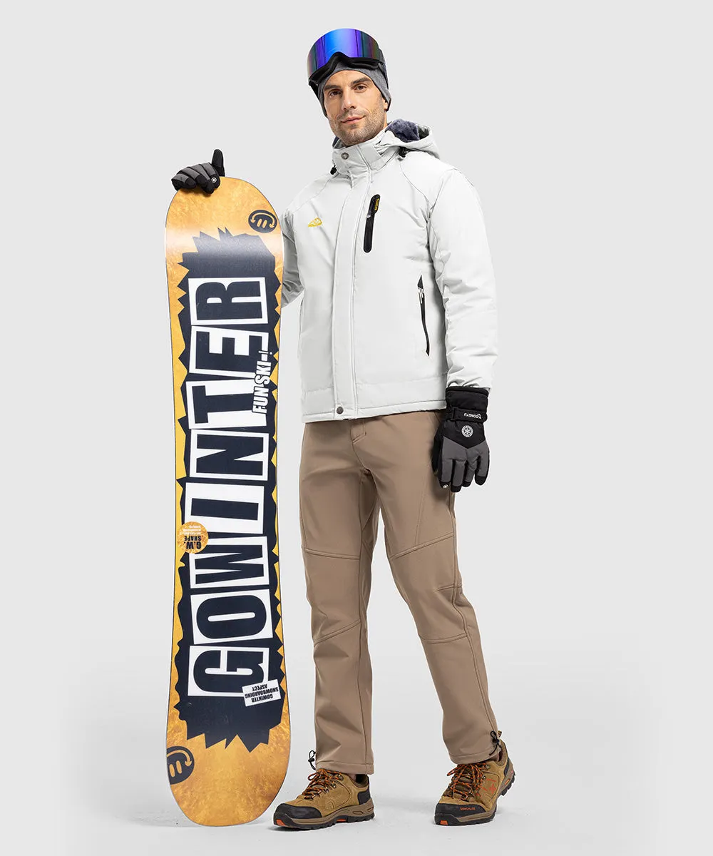 Men's Parka Shell Insulated Snow Ski Jacket