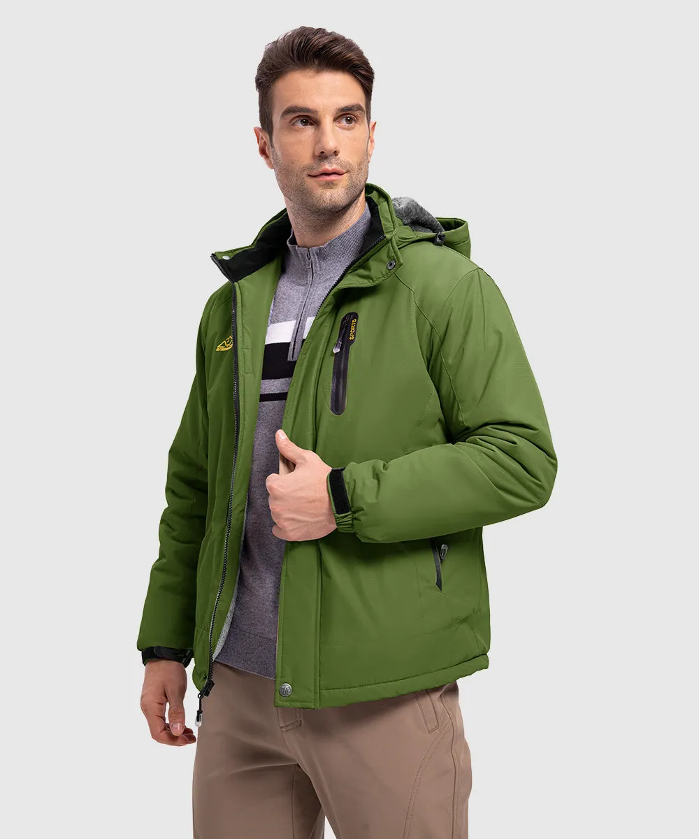 Men's Parka Shell Insulated Snow Ski Jacket