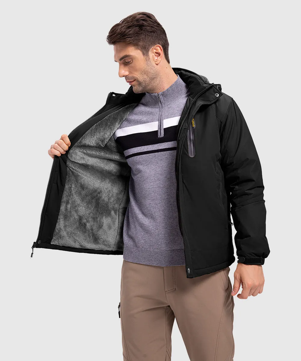 Men's Parka Shell Insulated Snow Ski Jacket