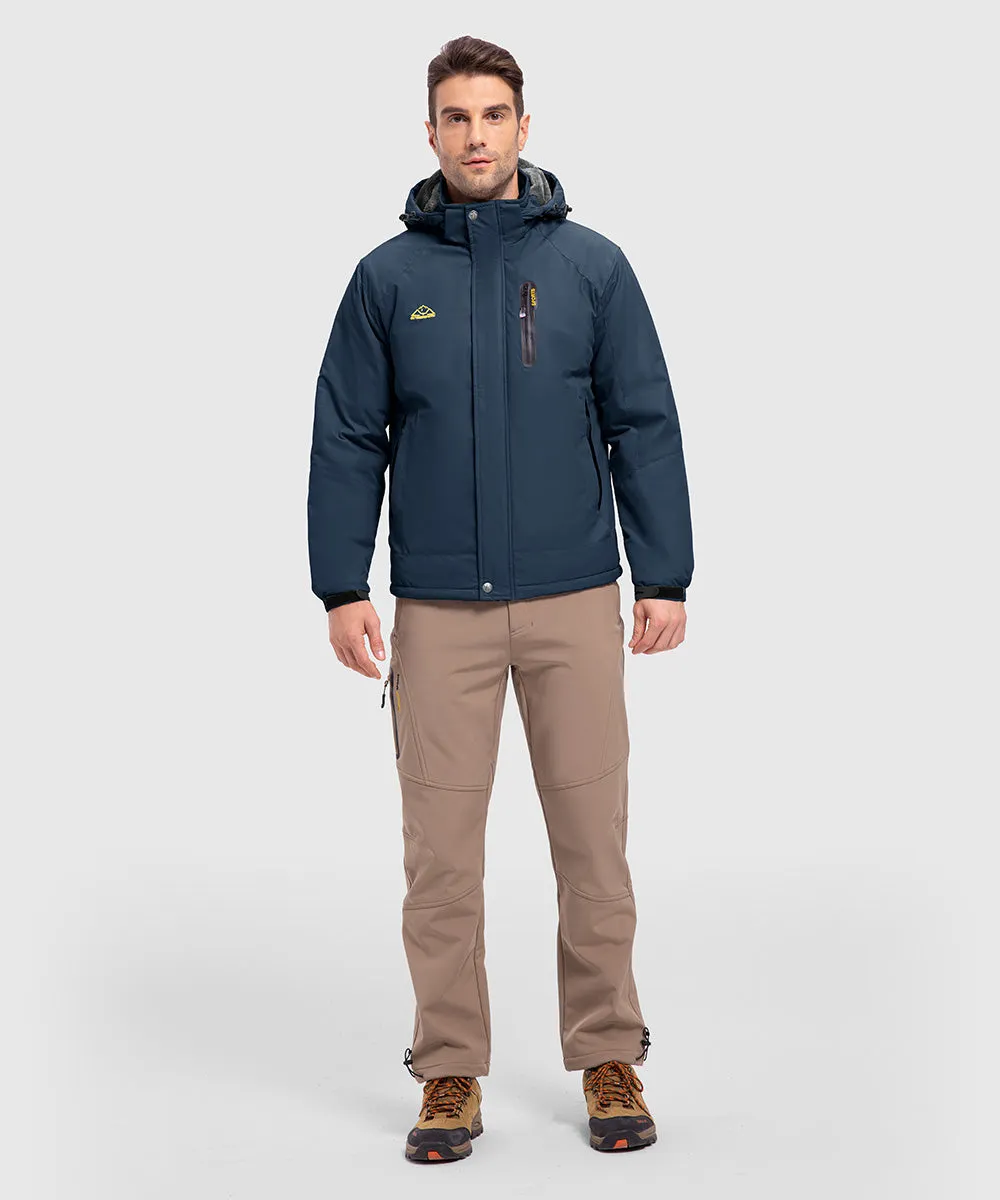 Men's Parka Shell Insulated Snow Ski Jacket