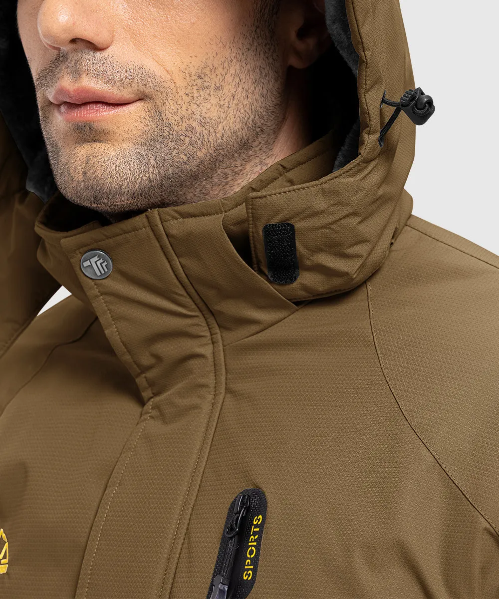 Men's Parka Shell Insulated Snow Ski Jacket