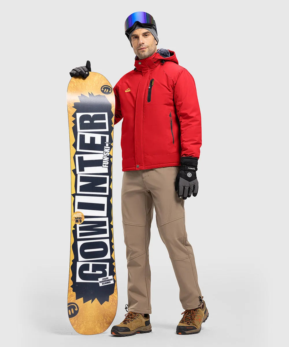 Men's Parka Shell Insulated Snow Ski Jacket