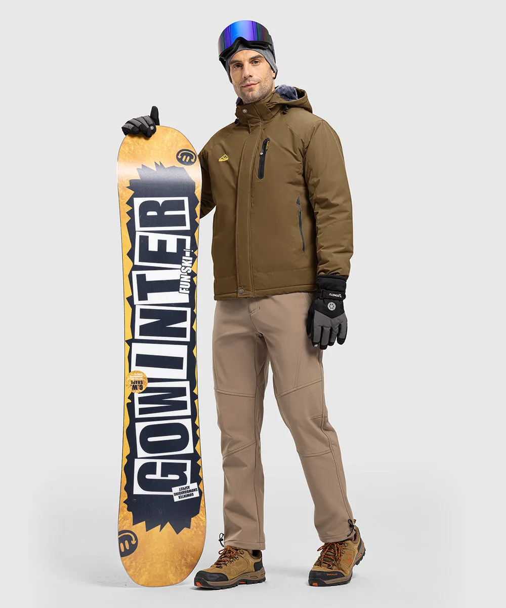 Men's Parka Shell Insulated Snow Ski Jacket