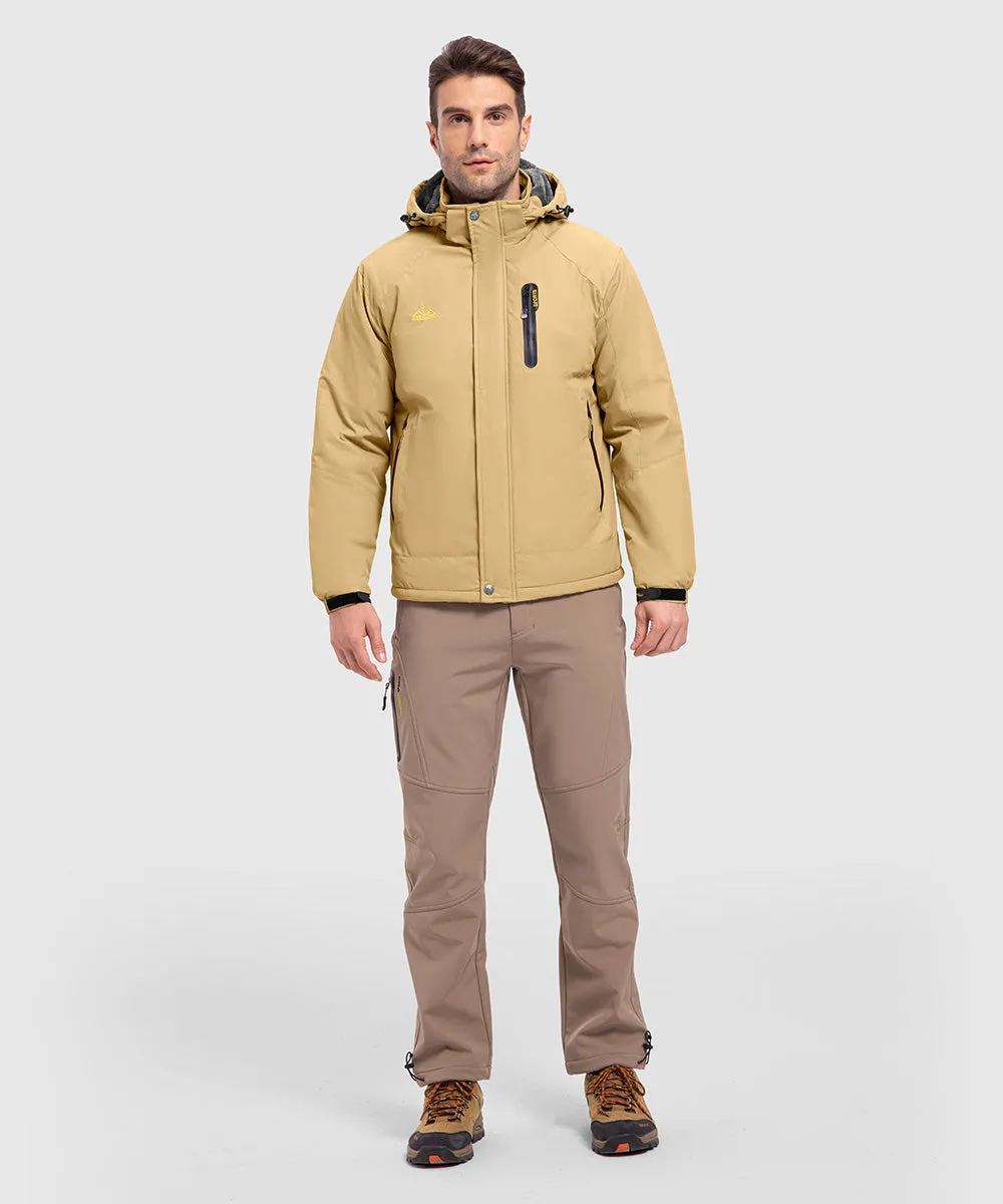 Men's Parka Shell Insulated Snow Ski Jacket