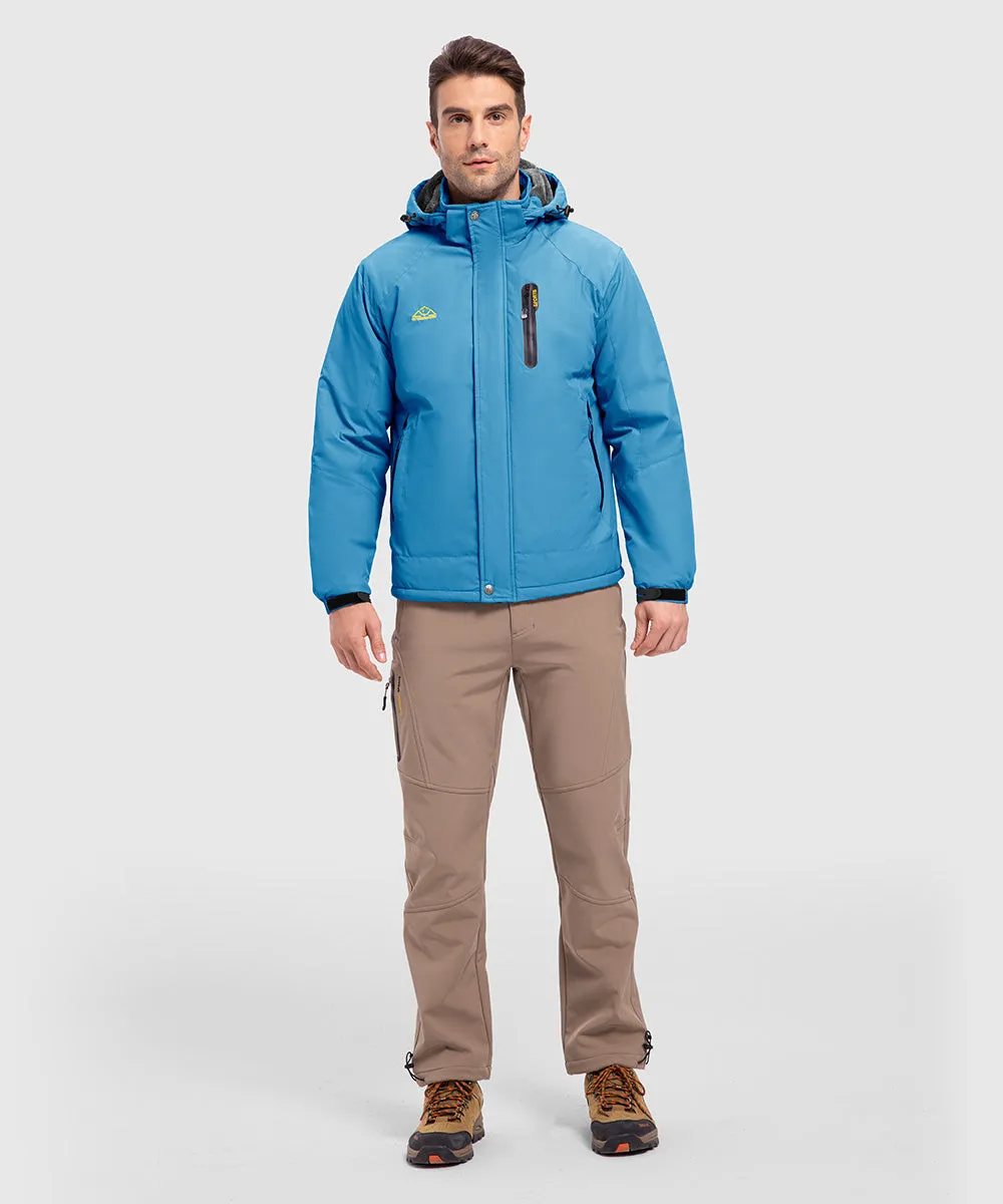 Men's Parka Shell Insulated Snow Ski Jacket