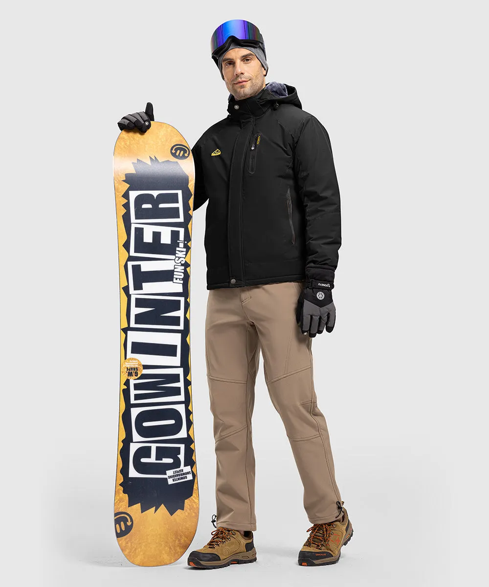 Men's Parka Shell Insulated Snow Ski Jacket