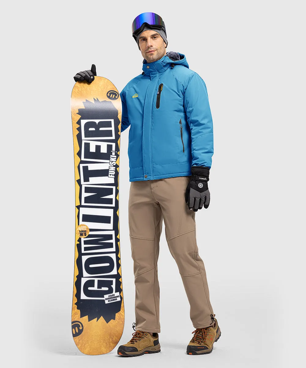 Men's Parka Shell Insulated Snow Ski Jacket