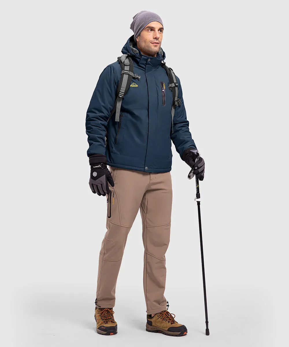 Men's Parka Shell Insulated Snow Ski Jacket