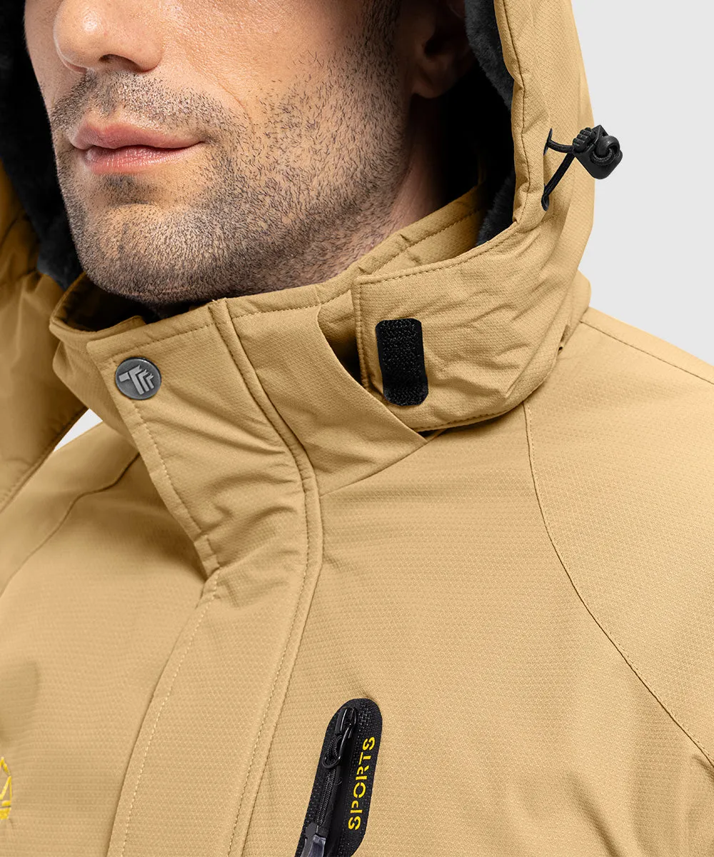 Men's Parka Shell Insulated Snow Ski Jacket