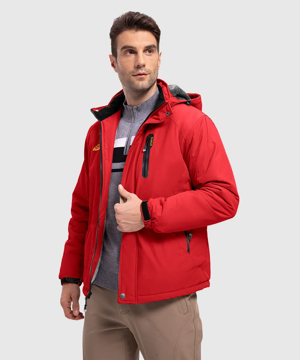 Men's Parka Shell Insulated Snow Ski Jacket
