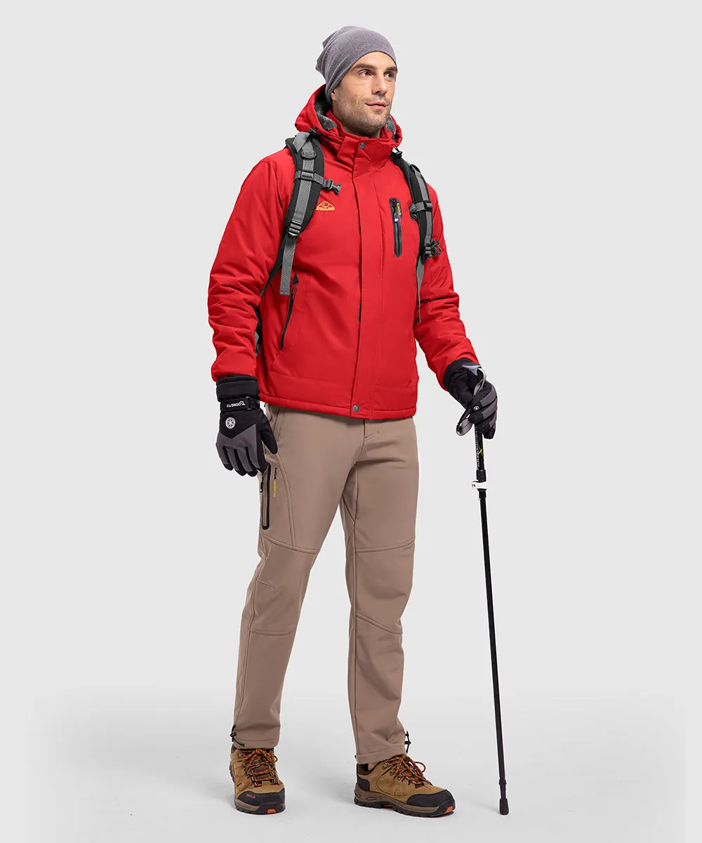 Men's Parka Shell Insulated Snow Ski Jacket