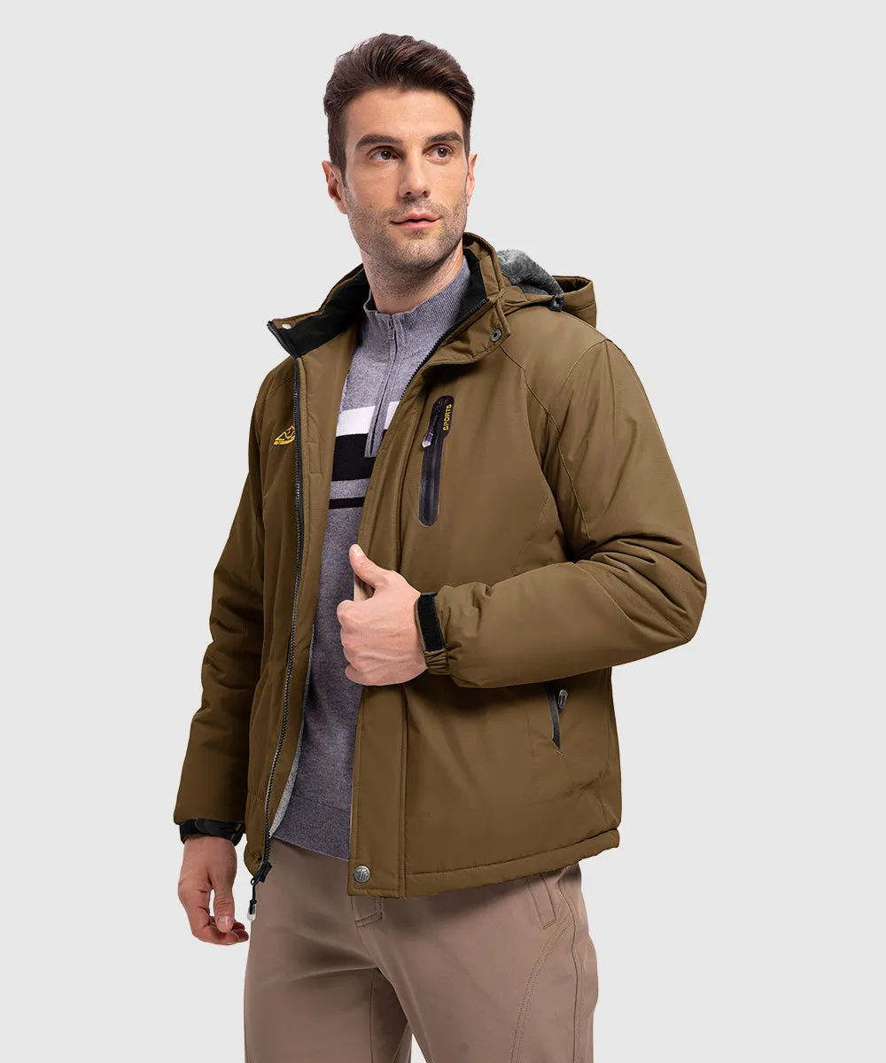 Men's Parka Shell Insulated Snow Ski Jacket