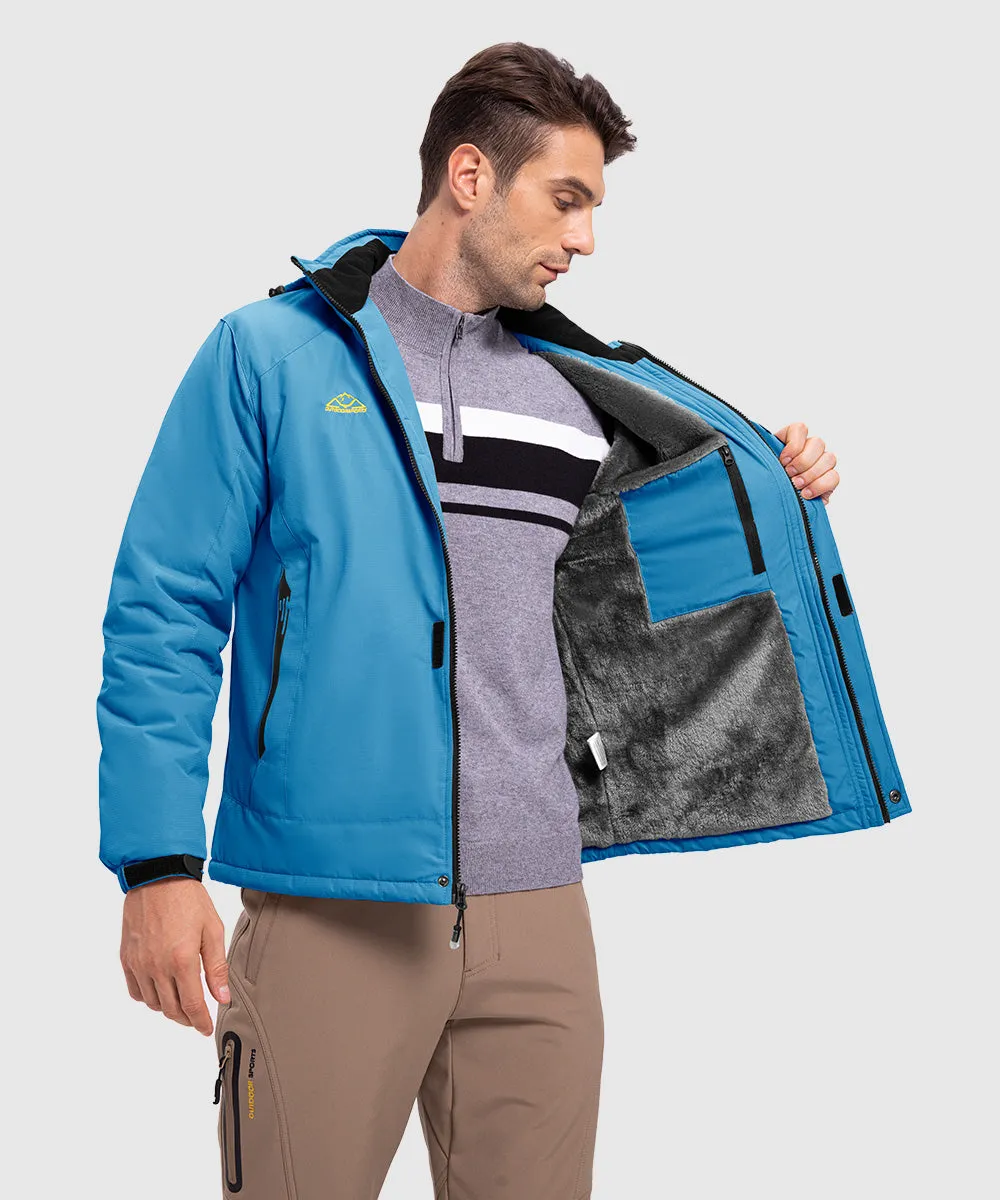 Men's Parka Shell Insulated Snow Ski Jacket