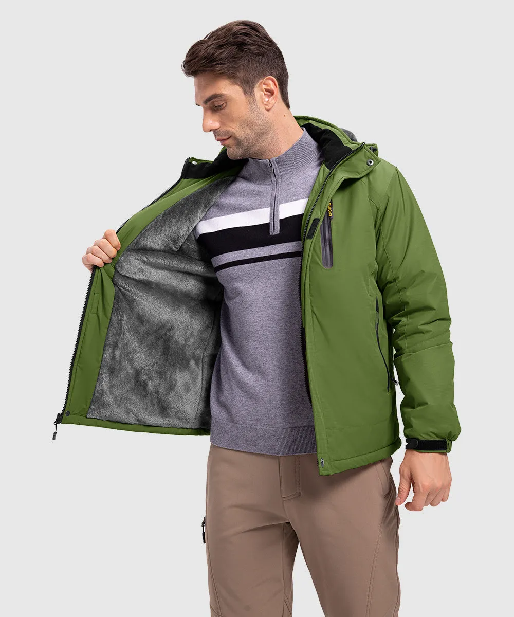 Men's Parka Shell Insulated Snow Ski Jacket
