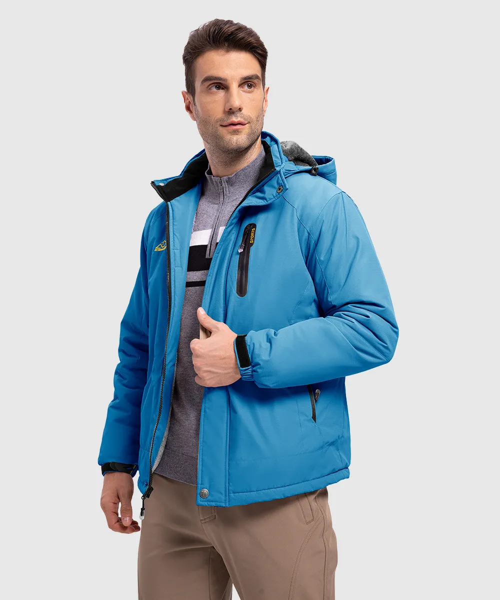Men's Parka Shell Insulated Snow Ski Jacket