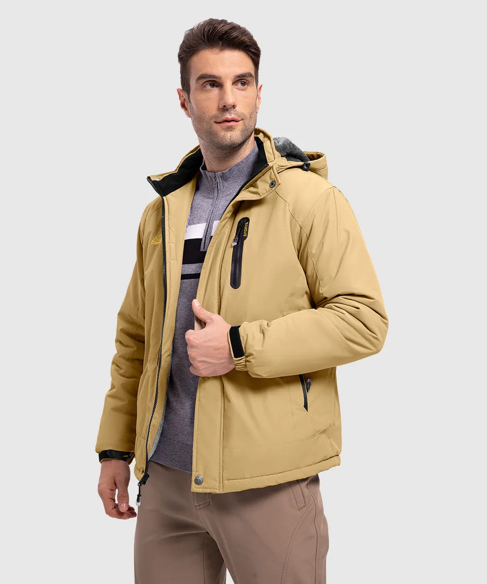 Men's Parka Shell Insulated Snow Ski Jacket