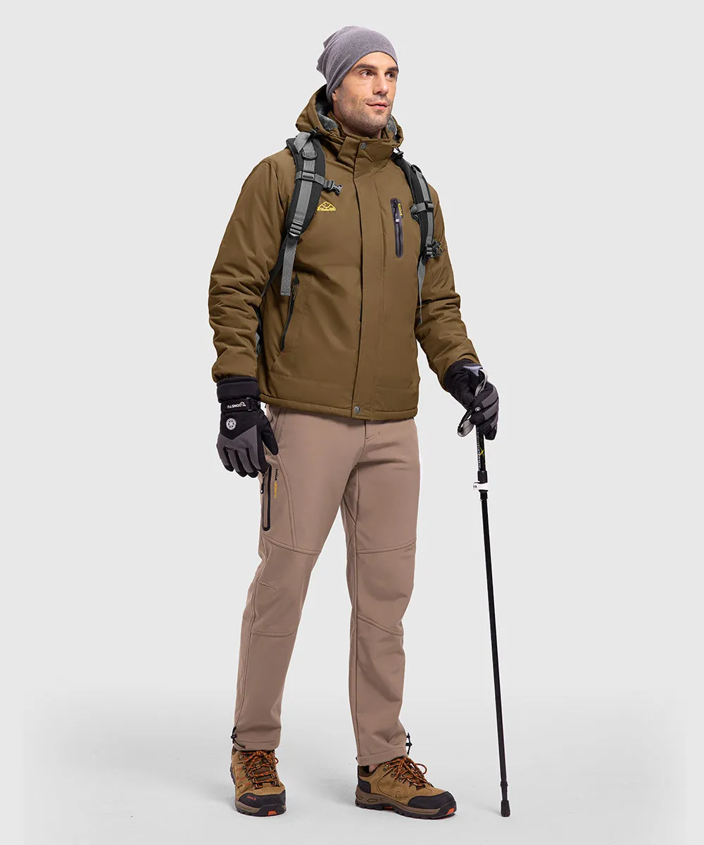 Men's Parka Shell Insulated Snow Ski Jacket