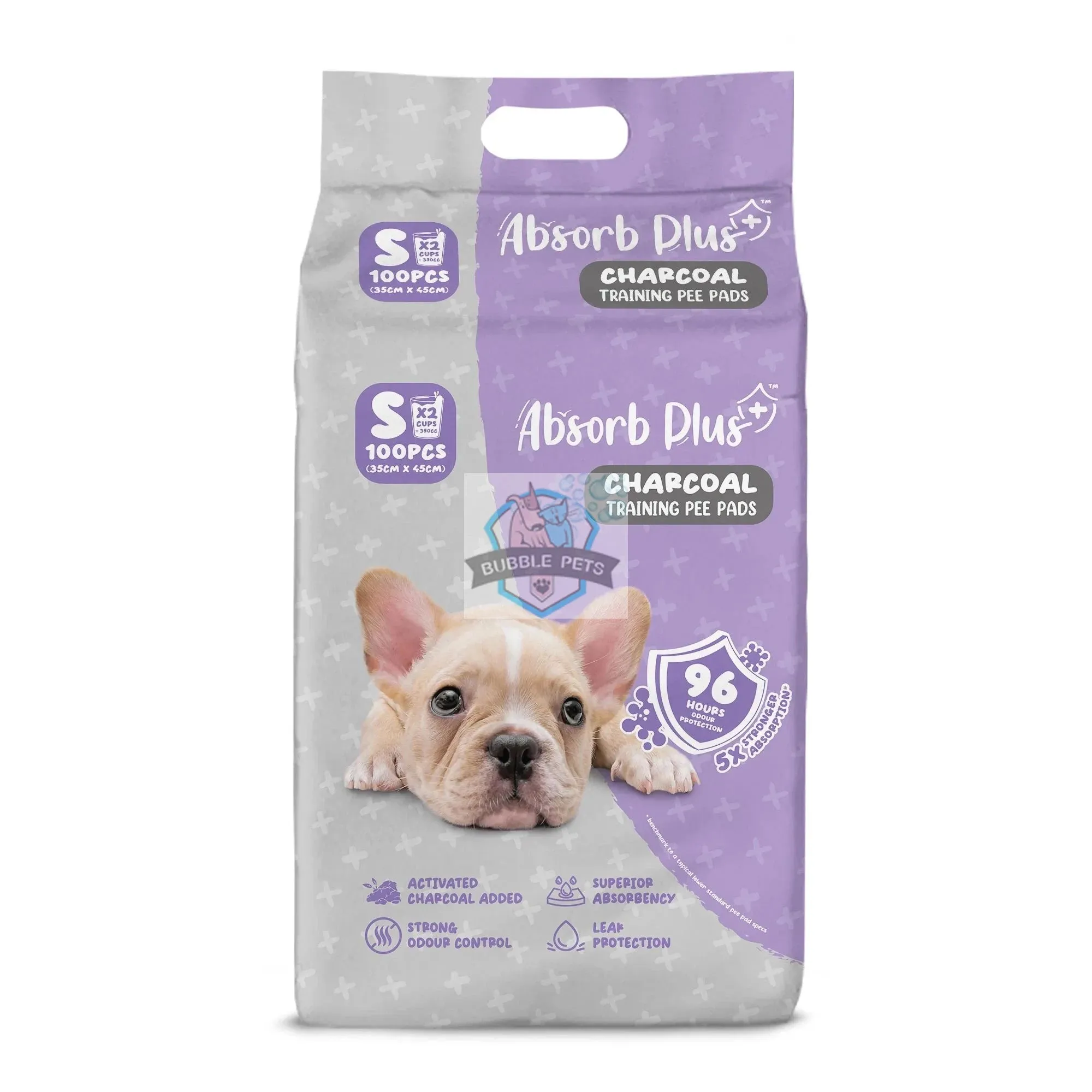 NEW LOOK: Absorb Plus Charcoal Pee Pads (Small - 100pc)