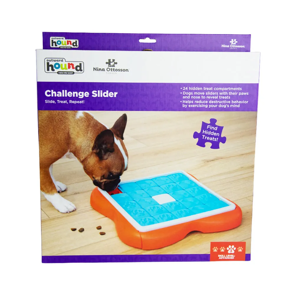 Nina Ottosson Challenge Slider Dog Treat Puzzle