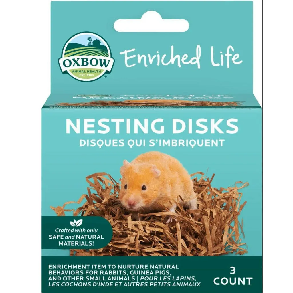 Oxbow Enriched Life Nesting Disks For Small Animals