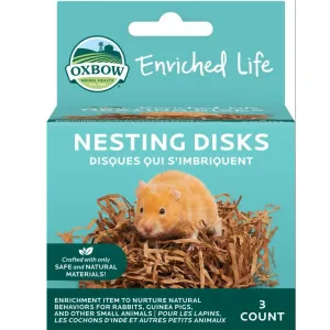 Oxbow Enriched Life Nesting Disks For Small Animals