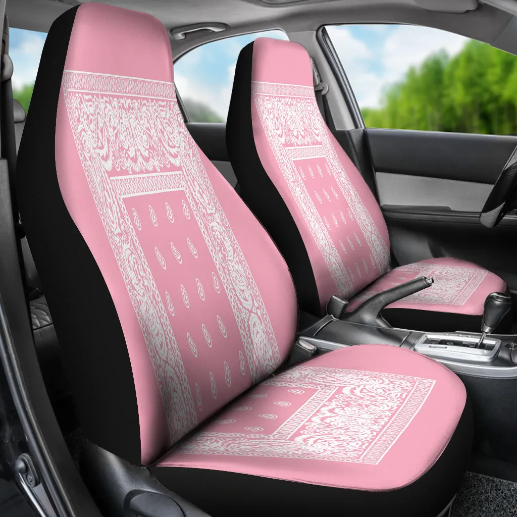 Pink Bandanna Car Seat Covers