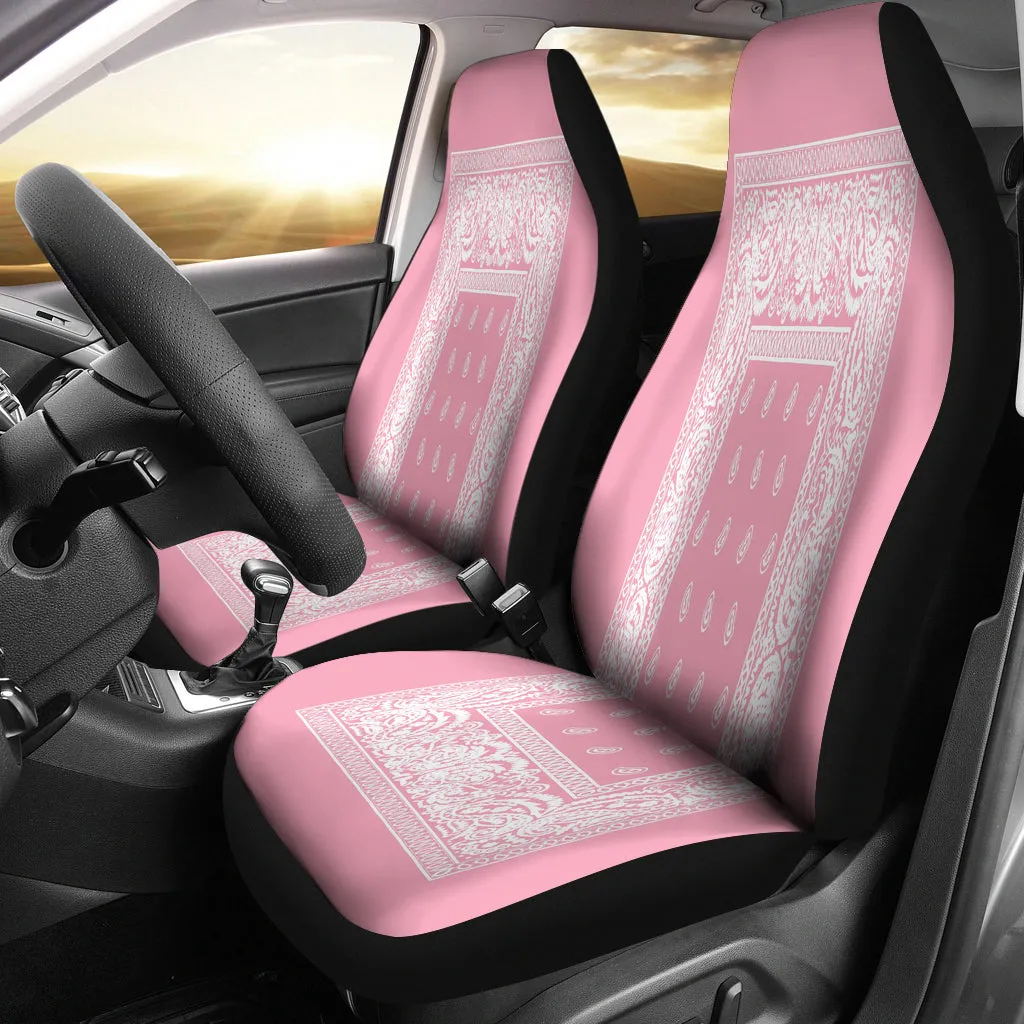 Pink Bandanna Car Seat Covers