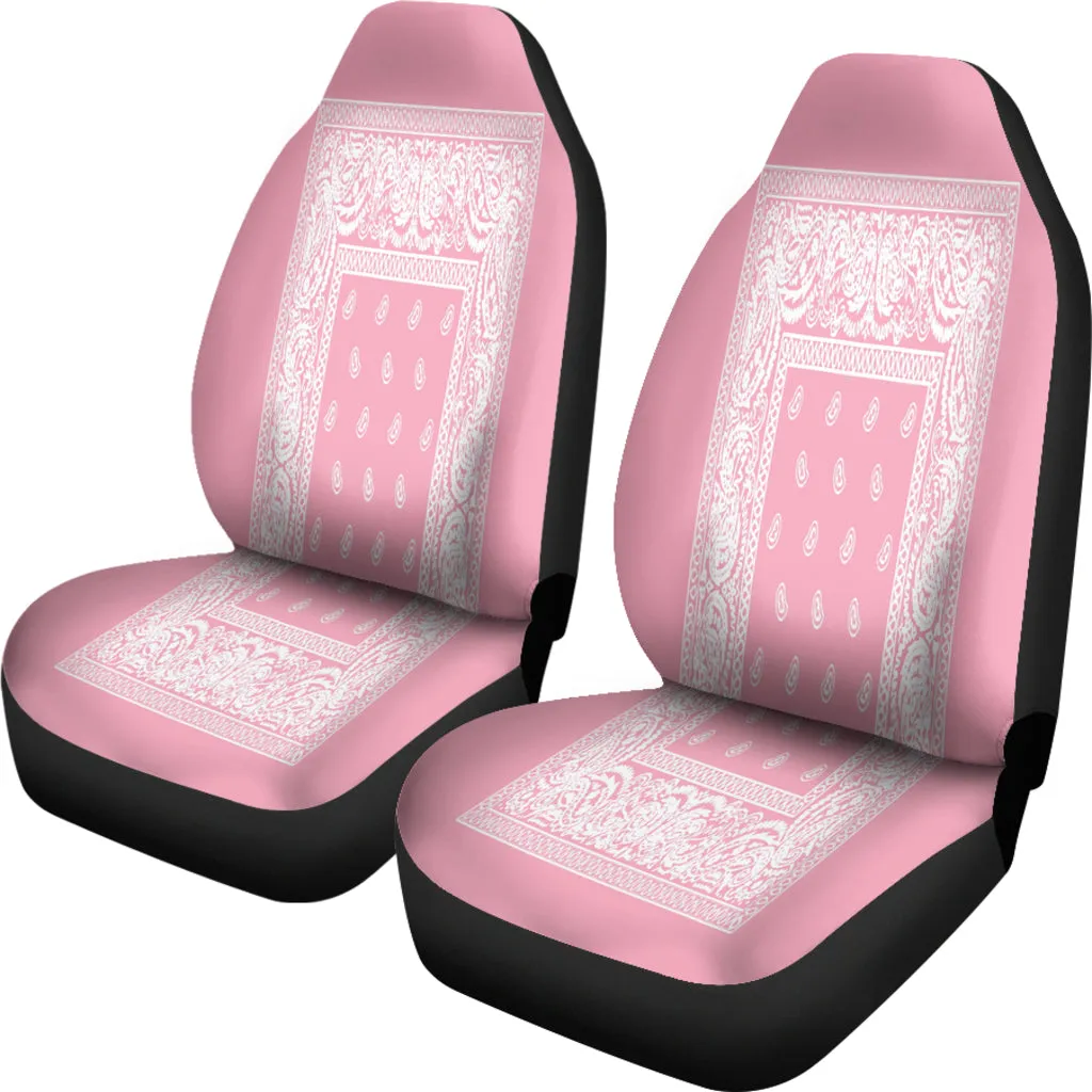 Pink Bandanna Car Seat Covers
