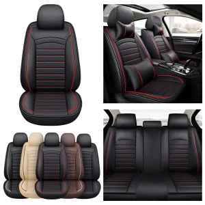 Premium Leather Look Car Seat Covers for Nissan 2017-2024
