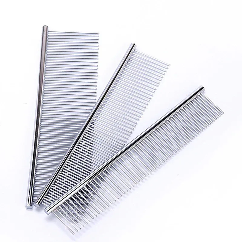 Premium Stainless Steel Dematting Comb for Dogs and Cats
