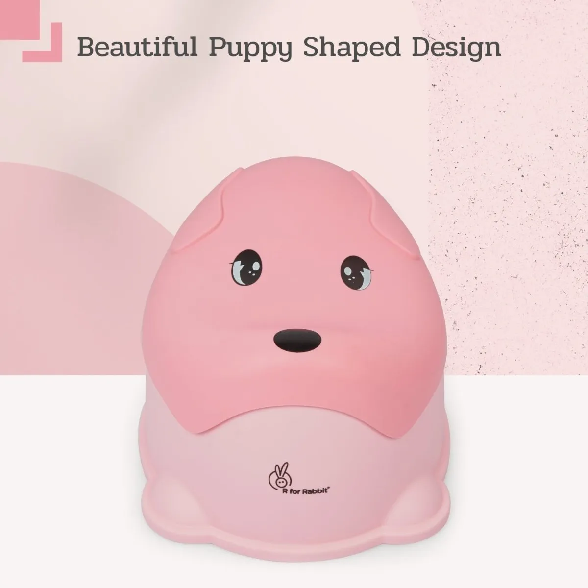 R for Rabbit Puppy- Pink