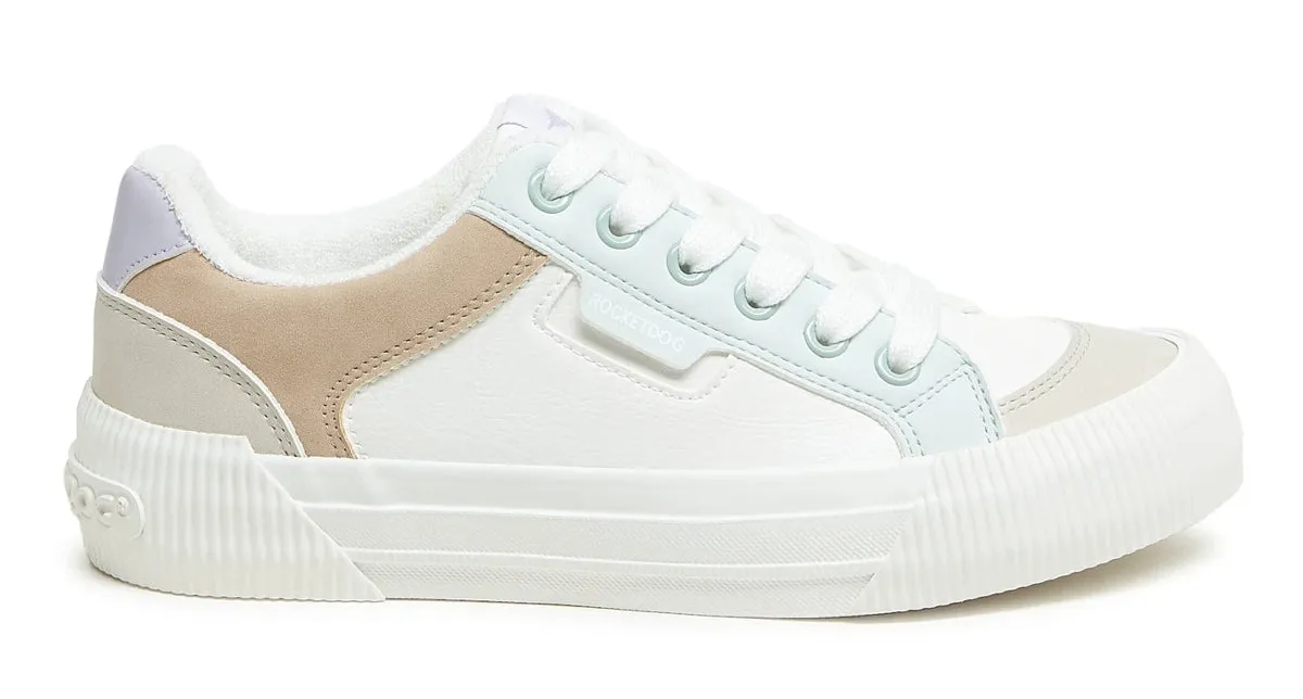 Rocket Dog Womens Cheery Colour Block Trainers - White