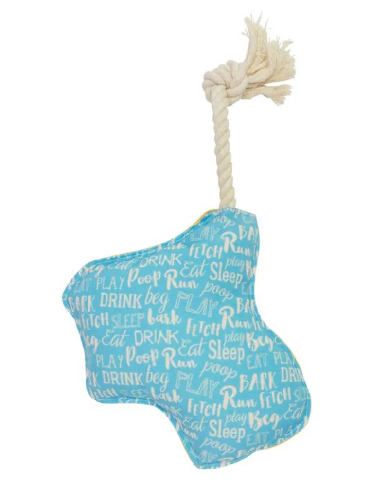 Rodeo Rider Rope Squeaker Dog Toy